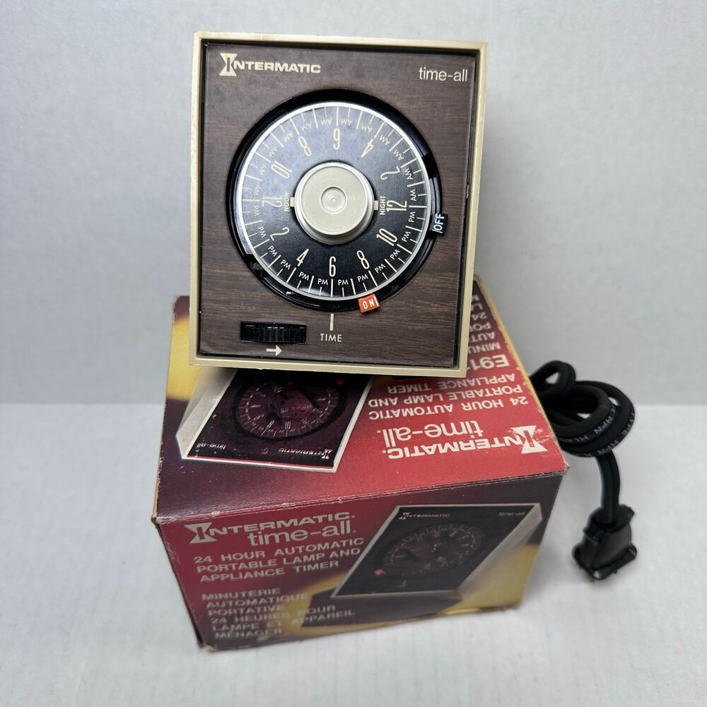 Vintage intermatic time-all programming timer ME911-16 15amp 24hr cycle